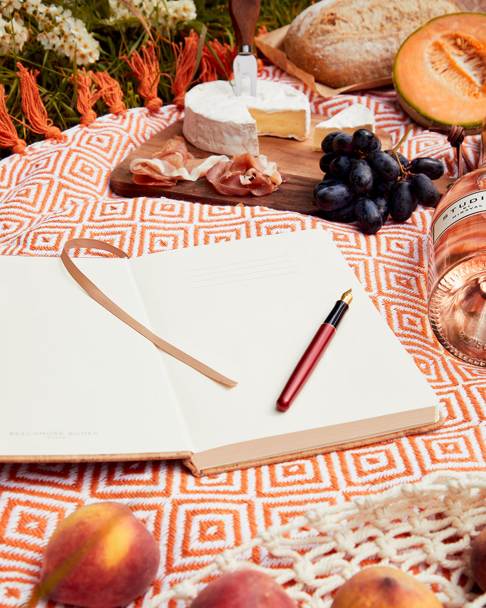 Beige Cork A5 Vegan Leather Hardcover Journal By Beechmore Books